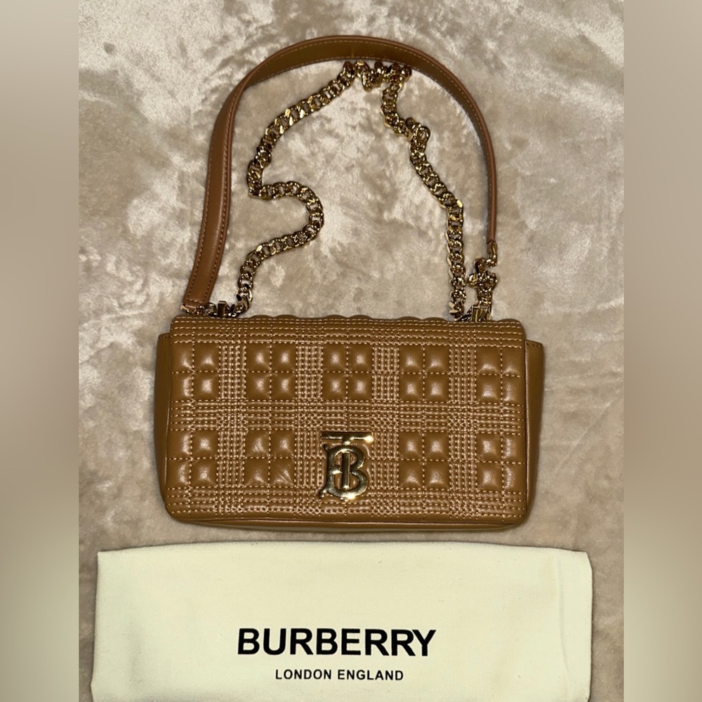 BURBERRY LOLA SMALL QUILTED SHOULDER BAG